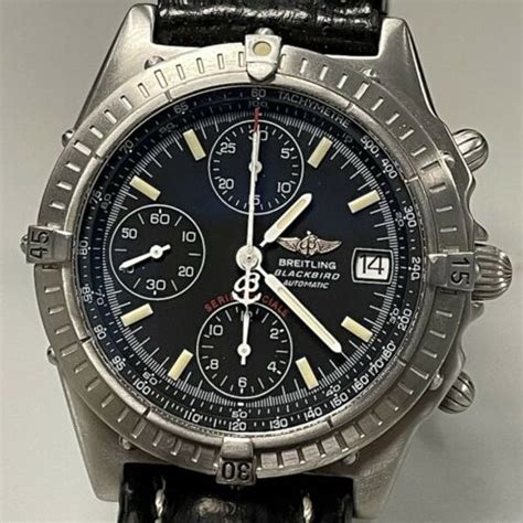 Breitling Chronomat Blackbird Stainless Steel Watch A13353